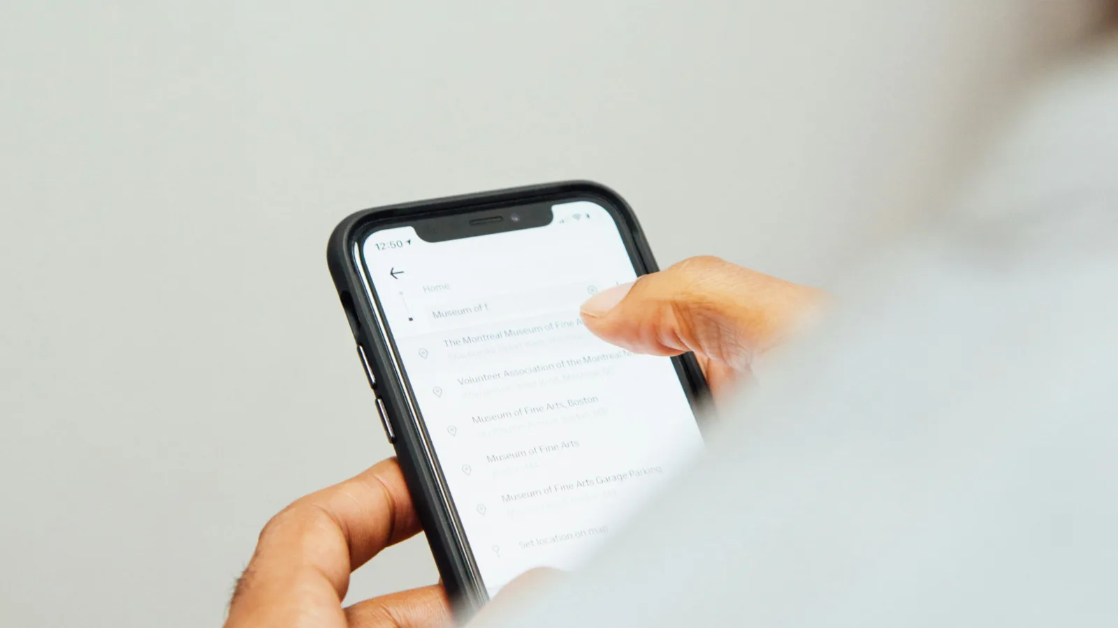 Photo of a man using a mobile phone